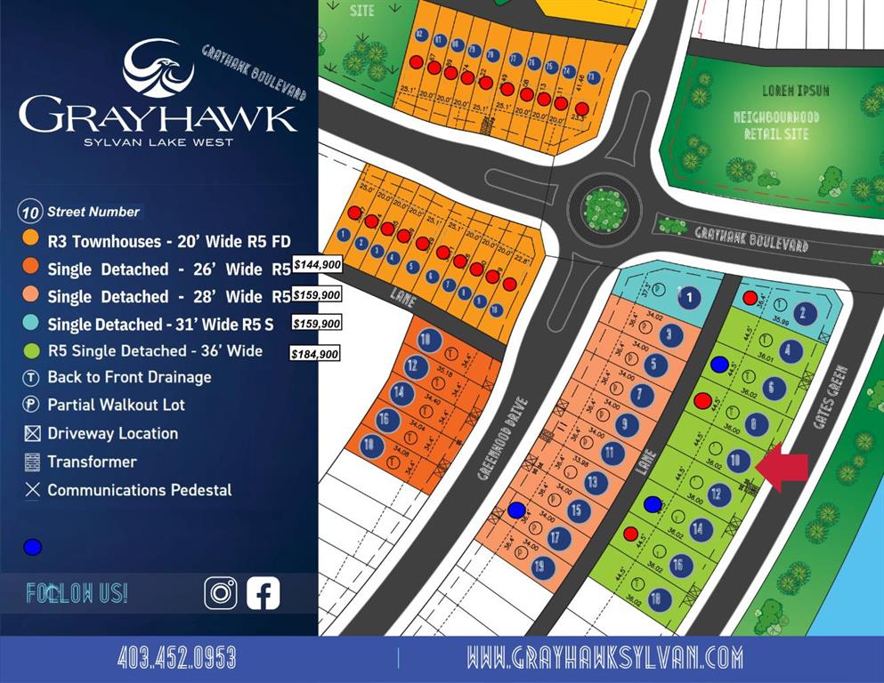 10 Gates Green, Sylvan Lake, Alberta, T4S 2N8 (109660787)